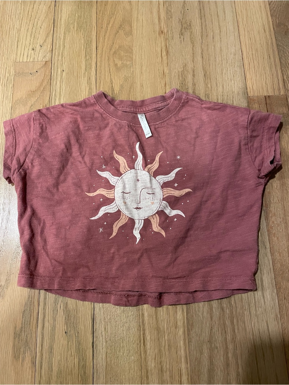 Rylee + Cru Dusty Rose Sun Graphic Tee